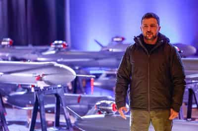 Image for Ukraine's Zelenskiy signs 'drone deals' with three countries