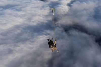 Image for British paratroopers lead airdrop onto Tristan da Cunha for suspected hantavirus case