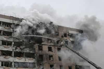 Image for Ukraine says 180,000 consumers were left without power after Russian overnight attack
