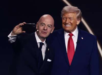 Image for Soccer-Rights group plans complaint to IOC against Infantino over Trump support