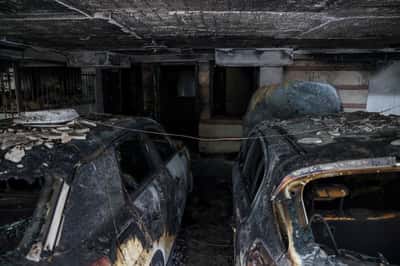 Image for Three arrested over firebombings of homes linked to Greek ruling party