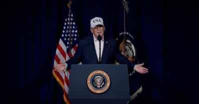 Image for US is sinking Iran's Navy, Trump says