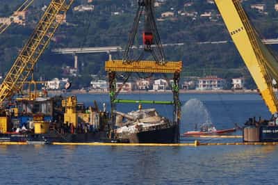 Image for Tech tycoon Lynch's superyacht Bayesian lifted from water off Sicily coast