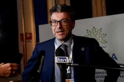 Image for Italy's budget deficit could fall below 3% of GDP this year, Finance Minister says