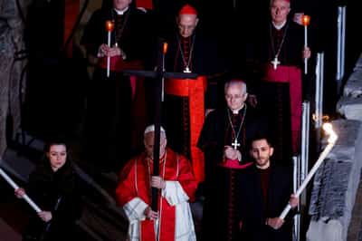 Image for Pope Leo's Good Friday service offers prayer for deported children