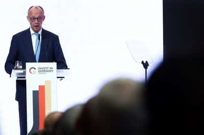 Image for Germany's Merz touts defence, AI and chip investment drive in pitch to investors
