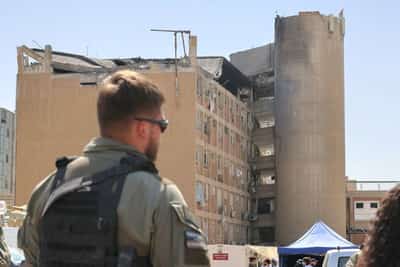 Image for Israeli hospital had taken patients underground hours before missile hit