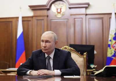 Image for Russia's Putin gifts four Amur tigers to Kazakhstan ahead of visit