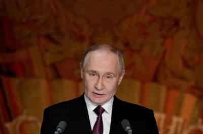 Image for Russia tests nuclear-capable Poseidon super torpedo, Putin says