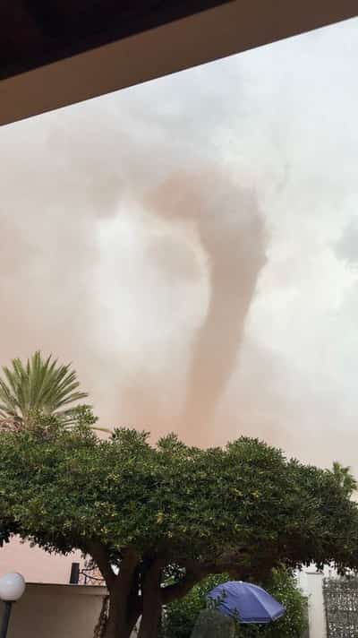 Image for Tornado hits Sicilian towns following summer heat-wave