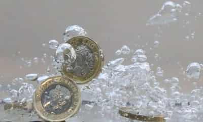 Image for Sterling surges vs weakening U.S. dollar, political risks caps rally