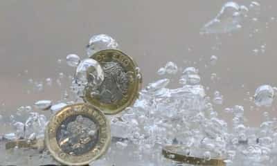 Image for Sterling surges vs weakening U.S. dollar, political risks caps rally