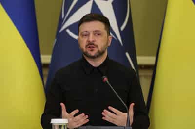 Image for Fifty-five thousand Ukrainian soldiers killed on battlefield, Zelenskiy tells French TV