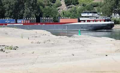 Image for Rhine water falls again in Germany, river shipping costs rise