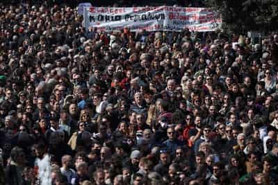 Image for Greece opens trial for 2023 train crash that killed 57