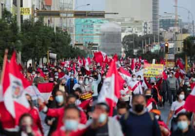 Image for Peru leftist Castillo claims election win as Fujimori fights result