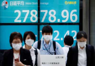 Image for Asian shares fall ahead of U.S. CPI, crypto worries mount