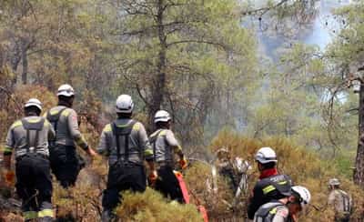 Image for Wildfire rages on Turkish coast where officials warned of vulnerabilities