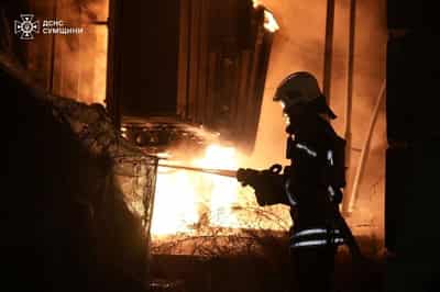 Image for Russia hits Ukrainian energy facilities across six regions, officials say