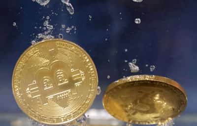Image for Bitcoin falls 4.5% to $26,916