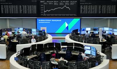Image for European stocks pause near record highs as oil rally keeps investors cautious
