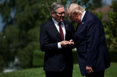Image for Trump says Starmer will resign as UK prime minister