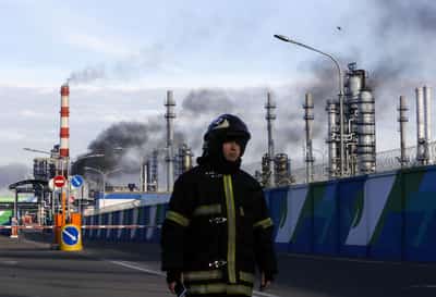 Image for Second Moscow refinery attack this week damages units, sparks fires, sources say
