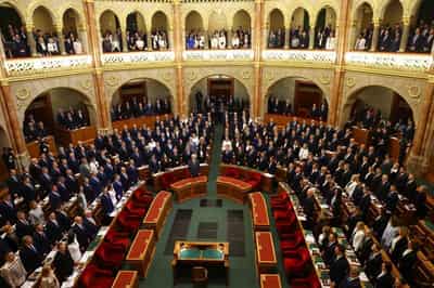Image for Magyar sworn in as Hungary's prime minister