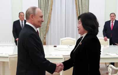 Image for Putin says 'everything going to plan' with North Korea