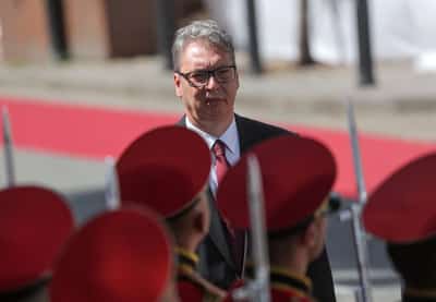 Image for Serbia President Vucic says to resign within weeks, one year before end of mandate