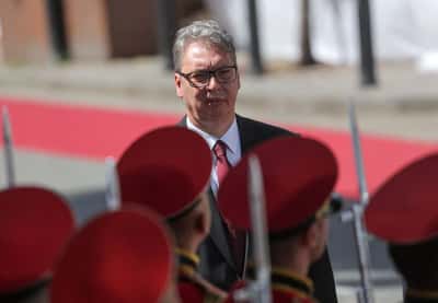 Image for Serbia President Vucic says to resign within weeks, one year before end of mandate