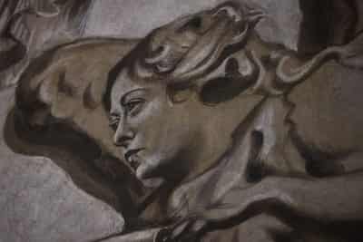 Image for 'Angel Meloni' scrubbed off Rome church painting on priest's orders