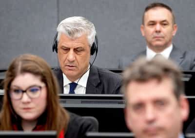 Image for Ex-diplomat says Thaci lacked control over KLA in Kosovo war crimes trial