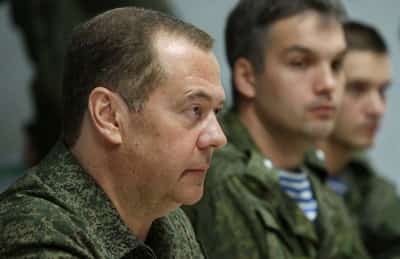 Image for Russia's Medvedev says Ukraine minerals deal means Trump has forced Kyiv to pay for US aid