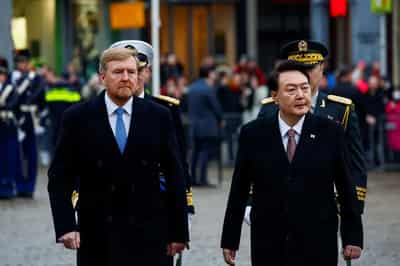 Image for South Korea’s Yoon arrives in Netherlands, will visit ASML