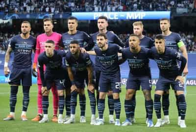 Image for Soccer-Man City must refocus on Premier League title race after Real blow