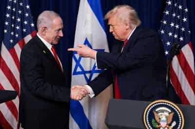 Image for Exclusive-Trump approved Iran operation after Netanyahu argued for joint killing of Khamenei, sources say