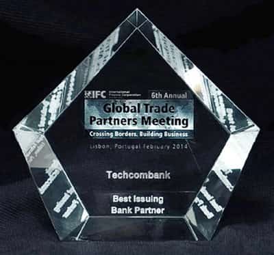Image for IFC RECOGINISES TECHCOMBANK AS 2013 GLOBAL BEST ISSUING BANK PARTNER