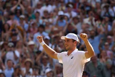 Image for Tennis-British wildcard Fery beats Cobolli to reach Wimbldedon semis