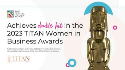 Image for The Digital Voice™ Achieves Double Hit On Industry Awards