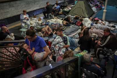 Image for Shelter gaps leave Ukrainians desperate, angry as Russian attacks mount