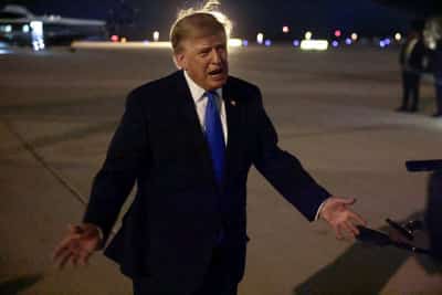 Image for Trump reiterates his positive portrayal of Iran talks