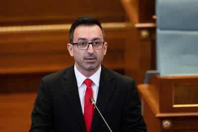 Image for Kosovo elects parliament speaker, ending months of political stalemate