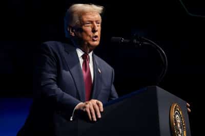 Image for Trump says he may be working on plan to denuclearize with Russia and China