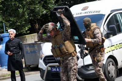 Image for Three people killed in gun clash near Israeli consulate in Istanbul, media says