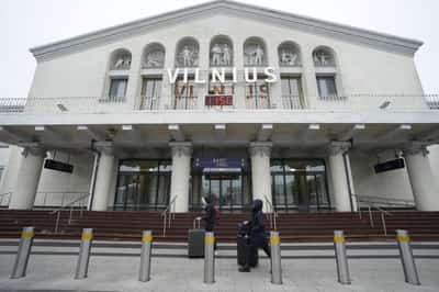 Image for Lithuania's Vilnius airport suspends flights due to drone warning