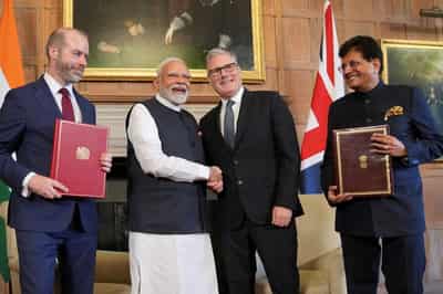 Image for India-UK trade pact takes effect, cutting tariffs and boosting services trade