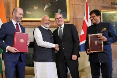 Image for India-UK trade pact takes effect, promising tariff cuts and services boost