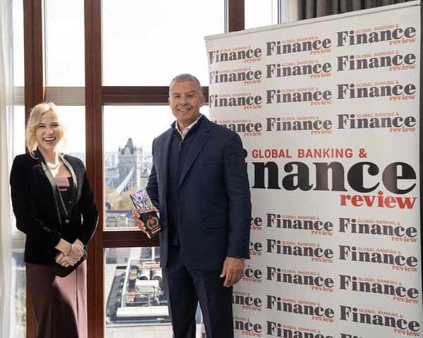 Global Banking & Finance Review magazine photoshoot at the London Stock Exchange