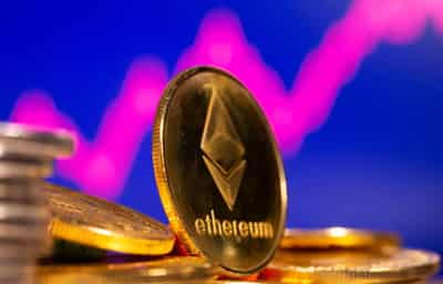 Image for Ethereum breaks past $3,000 to quadruple in value in 2021